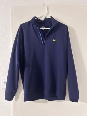 Masters Navy Blue 1/4 Zip Performance Pullover- Mens
